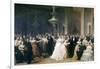 A Lincoln Reception at the White House, 1863-Francis Bicknell Carpenter-Framed Giclee Print