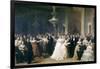 A Lincoln Reception at the White House, 1863-Francis Bicknell Carpenter-Framed Giclee Print