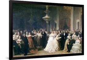 A Lincoln Reception at the White House, 1863-Francis Bicknell Carpenter-Framed Giclee Print