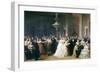 A Lincoln Reception at the White House, 1863-Francis Bicknell Carpenter-Framed Giclee Print