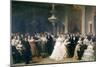 A Lincoln Reception at the White House, 1863-Francis Bicknell Carpenter-Mounted Giclee Print