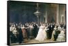 A Lincoln Reception at the White House, 1863-Francis Bicknell Carpenter-Framed Stretched Canvas