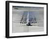 A Line of C-130 Hercules Taxi at Nellis Air Force Base, Nevada-Stocktrek Images-Framed Photographic Print