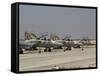 A Line of F-15I Ra'am of the Israeli Air Force at Hatzerim Air Force Base-Stocktrek Images-Framed Stretched Canvas