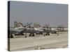 A Line of F-15I Ra'am of the Israeli Air Force at Hatzerim Air Force Base-Stocktrek Images-Stretched Canvas