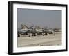 A Line of F-15I Ra'am of the Israeli Air Force at Hatzerim Air Force Base-Stocktrek Images-Framed Photographic Print