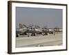 A Line of F-15I Ra'am of the Israeli Air Force at Hatzerim Air Force Base-Stocktrek Images-Framed Photographic Print