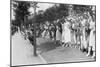 A Line of People, C1920S-null-Mounted Giclee Print