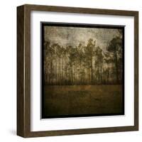 A Line of Pines-John Golden-Framed Art Print