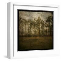 A Line of Pines-John Golden-Framed Art Print