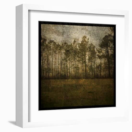 A Line of Pines-John Golden-Framed Art Print