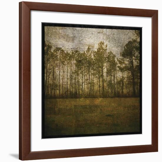 A Line of Pines-John Golden-Framed Giclee Print