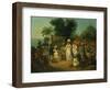 A Linen Market with a Linen Stall and a Vegetable Seller in a Colonial Settlement-Agostino Brunias-Framed Giclee Print