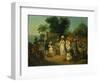 A Linen Market with a Linen Stall and a Vegetable Seller in a Colonial Settlement-Agostino Brunias-Framed Giclee Print