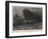 A Liner in Collision, the Oceanic Running Down an Irish Steamer-Joseph Nash-Framed Giclee Print