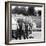 A Lineup of Kids by the Family Car. 1965-null-Framed Photographic Print