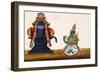 A Linga with the Goddess Parvati Sitting to its Side, from Thanjavur, India-null-Framed Giclee Print