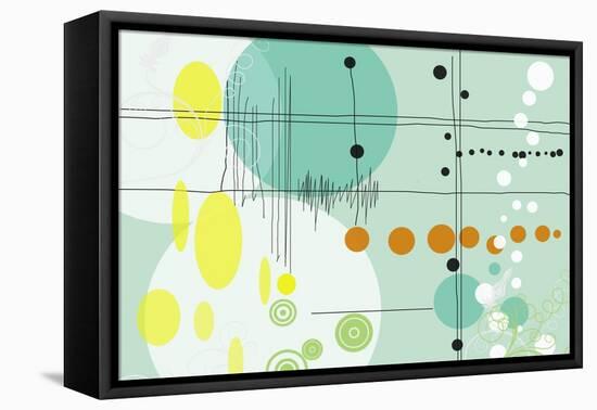 A Linguistic Play on Study of Thought-Jan Weiss-Framed Stretched Canvas