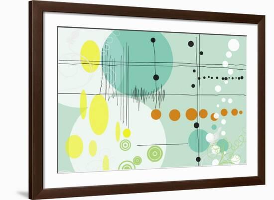 A Linguistic Play on Study of Thought-Jan Weiss-Framed Premium Giclee Print