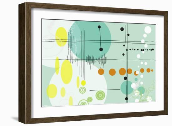 A Linguistic Play on Study of Thought-Jan Weiss-Framed Art Print