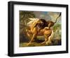 A Lion Attacking a Horse, c.1762-George Stubbs-Framed Giclee Print