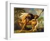 A Lion Attacking a Horse, c.1762-George Stubbs-Framed Giclee Print