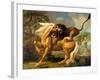 A Lion Attacking a Horse, c.1762-George Stubbs-Framed Giclee Print