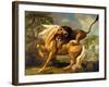 A Lion Attacking a Horse, c.1762-George Stubbs-Framed Giclee Print