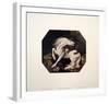 A Lion Devouring a Horse-Geore Stubbs-Framed Art Print