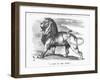 A Lion in the Path!, 1882-Joseph Swain-Framed Giclee Print