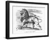 A Lion in the Path!, 1882-Joseph Swain-Framed Giclee Print