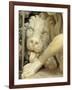 A Lion Licking the foot of Daniel-Giovanni Lorenzo Bernini-Framed Giclee Print