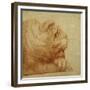 A Lion's Head in Profile-Francesco De Rossi Salviati Cecchino-Framed Giclee Print