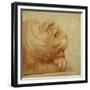 A Lion's Head in Profile-Francesco De Rossi Salviati Cecchino-Framed Giclee Print