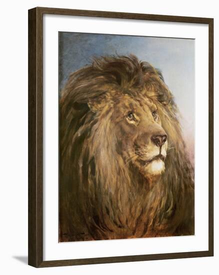 A Lion's Head-Heywood Hardy-Framed Giclee Print