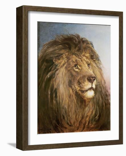 A Lion's Head-Heywood Hardy-Framed Giclee Print