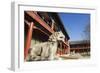 A Lion Statue at Zhen Jue Temple, Beijing, China, Asia-Christian Kober-Framed Photographic Print