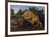 A Lioness Attacking a Wild Boar-Frans Snyders-Framed Giclee Print