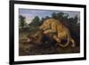 A Lioness Attacking a Wild Boar-Frans Snyders-Framed Giclee Print