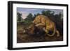 A Lioness Attacking a Wild Boar-Frans Snyders-Framed Giclee Print