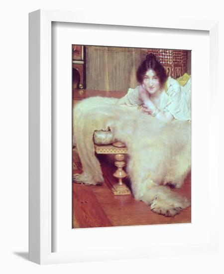 A Listener-Sir Lawrence Alma-Tadema-Framed Giclee Print