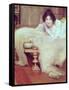 A Listener-Sir Lawrence Alma-Tadema-Framed Stretched Canvas