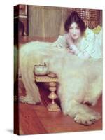 A Listener-Sir Lawrence Alma-Tadema-Stretched Canvas