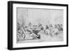 A Literary Gathering in 1844-Daniel Maclise-Framed Giclee Print