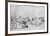 A Literary Gathering in 1844-Daniel Maclise-Framed Giclee Print