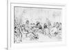 A Literary Gathering in 1844-Daniel Maclise-Framed Giclee Print