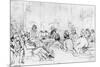 A Literary Gathering in 1844-Daniel Maclise-Mounted Giclee Print