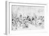 A Literary Gathering in 1844-Daniel Maclise-Framed Giclee Print