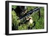 A Lithuanian Special Operations Soldier Engages Targets with an Assault Rifle-null-Framed Photographic Print