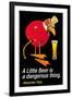 A Little Beer is a Dangerous Thing-null-Framed Art Print